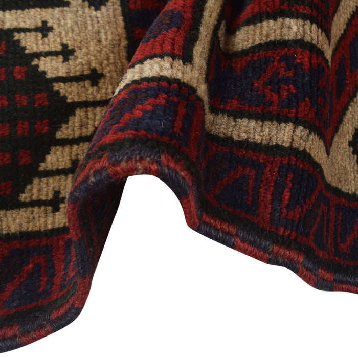 Handmade Afghan Rug Prayer Mat 4.7x2.7 ft