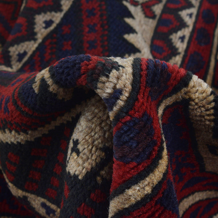 Handmade Afghan Rug Prayer Mat 4.7x2.7 ft