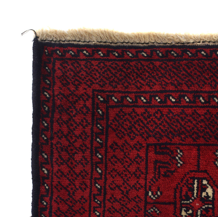 Bokhara Runner Rug, Handcrafted Afghan Rug, 