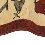 Afghan 9/11 Storytelling War Rug 4.2x2.6 ft