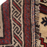 Prayer Rug Afghan Weaving Style 3.7x2.3 ft
