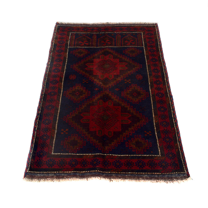 Handwoven Nomadic Afghan Prayer Mat 4.6x3 ft