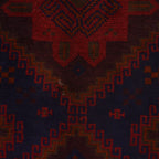 Handwoven Nomadic Afghan Prayer Mat 4.6x3 ft