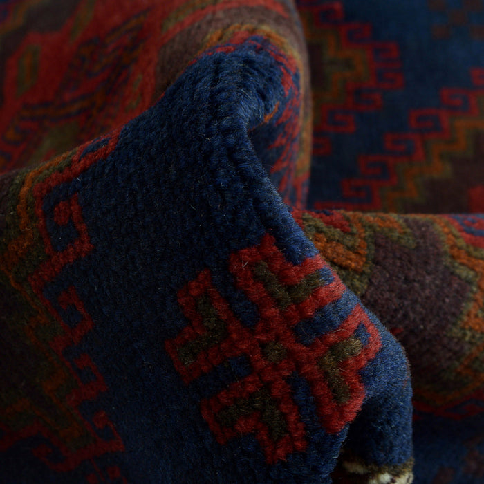 Handwoven Nomadic Afghan Prayer Mat 4.6x3 ft