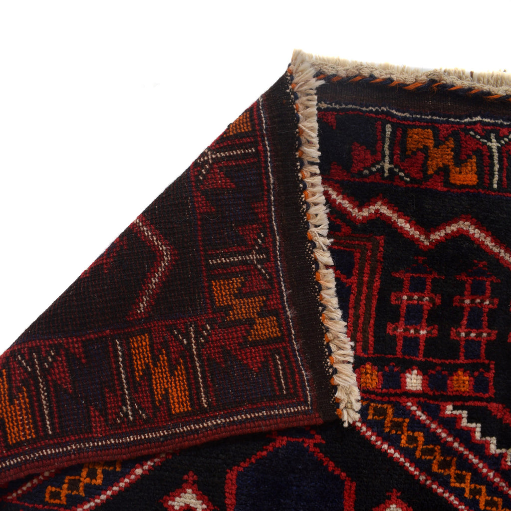 Afghan Woolen Islamic Prayer Rug 4.4x2.7 ft
