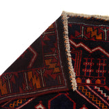 Afghan Woolen Islamic Prayer Rug 4.4x2.7 ft