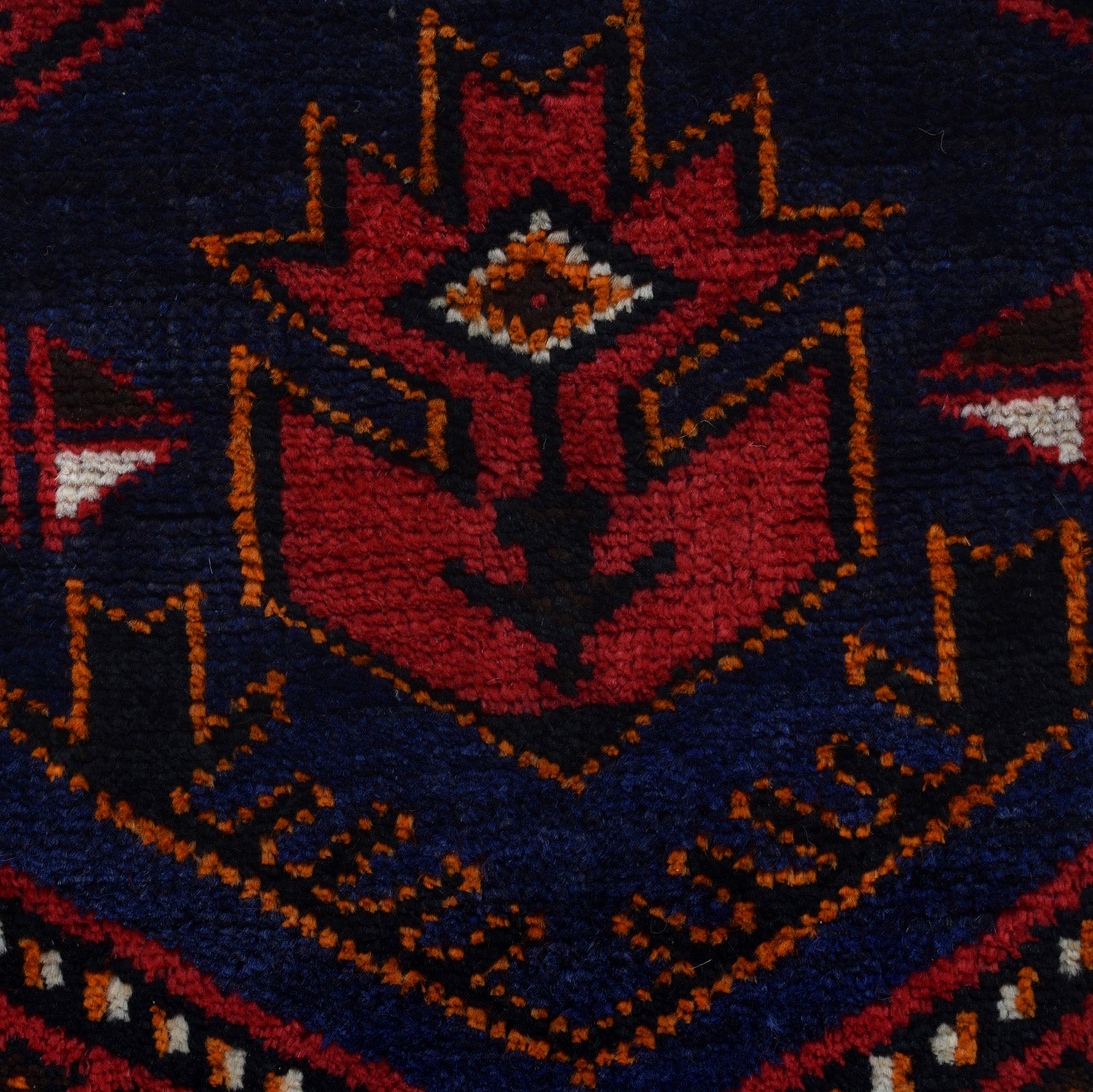 Afghan Woolen Islamic Prayer Rug 4.4x2.7 ft