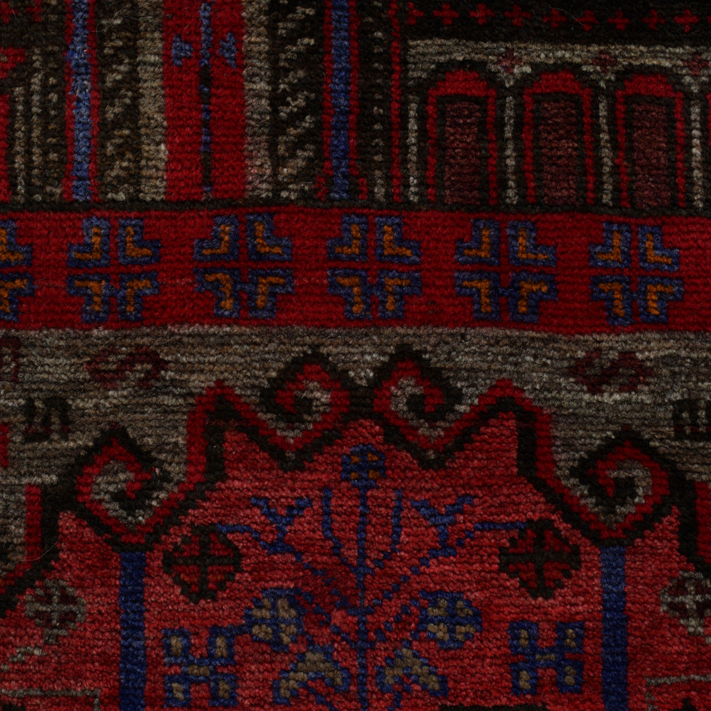 Prayer Mat Fine Afghan Weave 4.5x2.9 ft