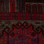 Prayer Mat Fine Afghan Weave 4.5x2.9 ft