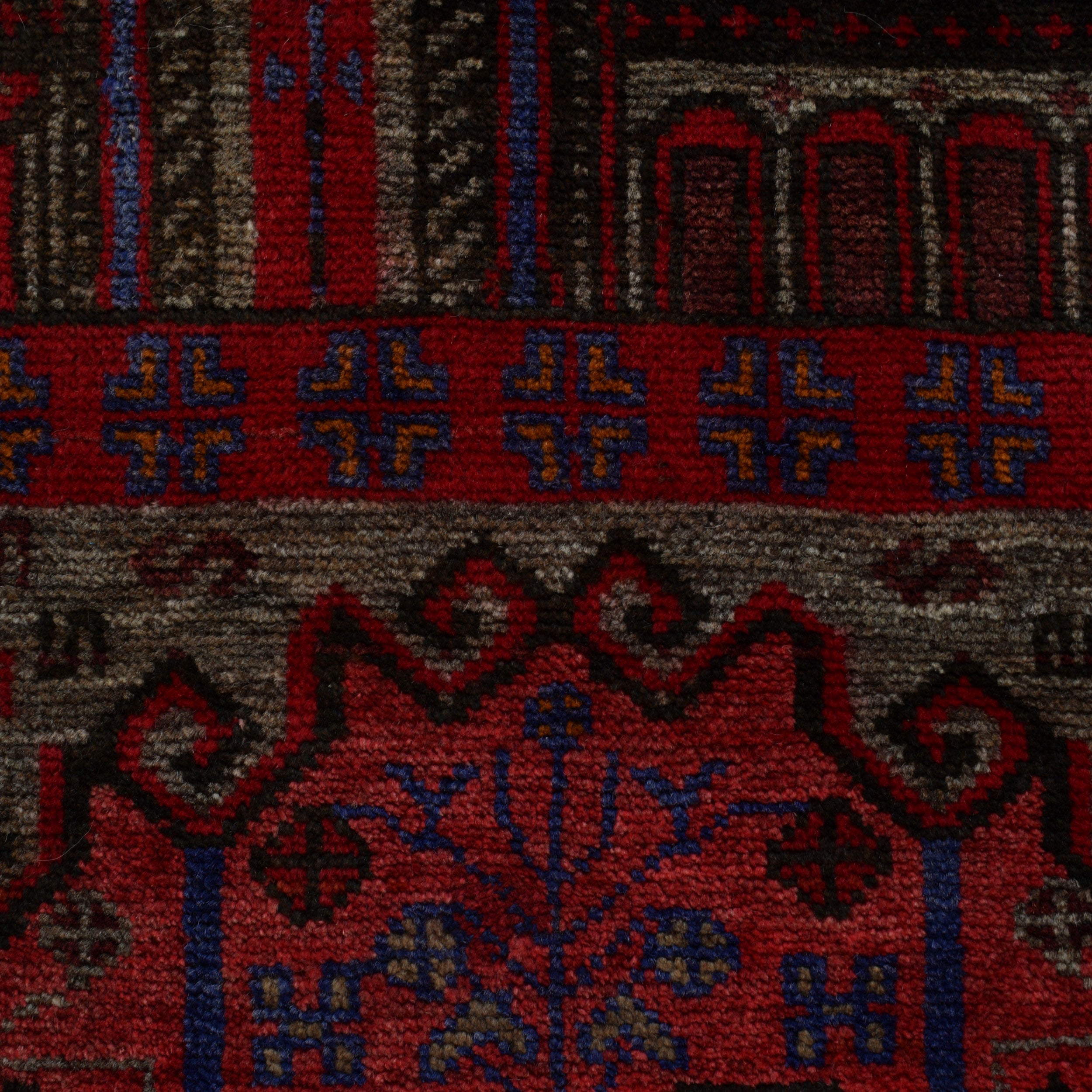 Prayer Mat Fine Afghan Weave 4.5x2.9 ft