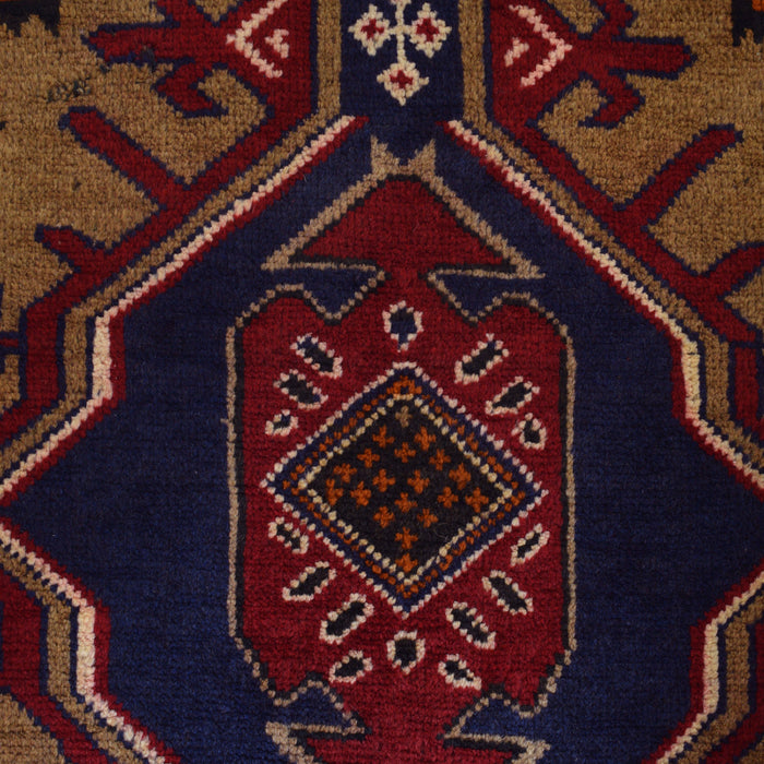 Afghan Rug Prayer Mat Design 4.7x3.2 ft