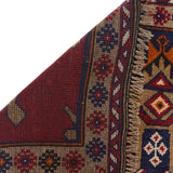 Afghan Rug Prayer Mat Design 4.7x3.2 ft