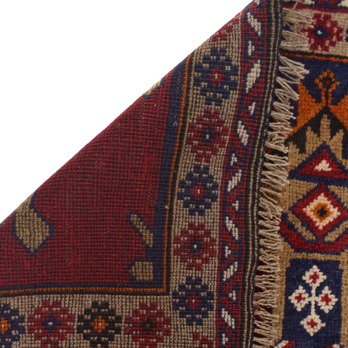 Afghan Rug Prayer Mat Design 4.7x3.2 ft