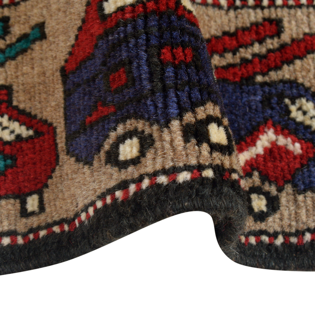 Vintage Cultural War Weapons Carpet 6.1x4.4 ft