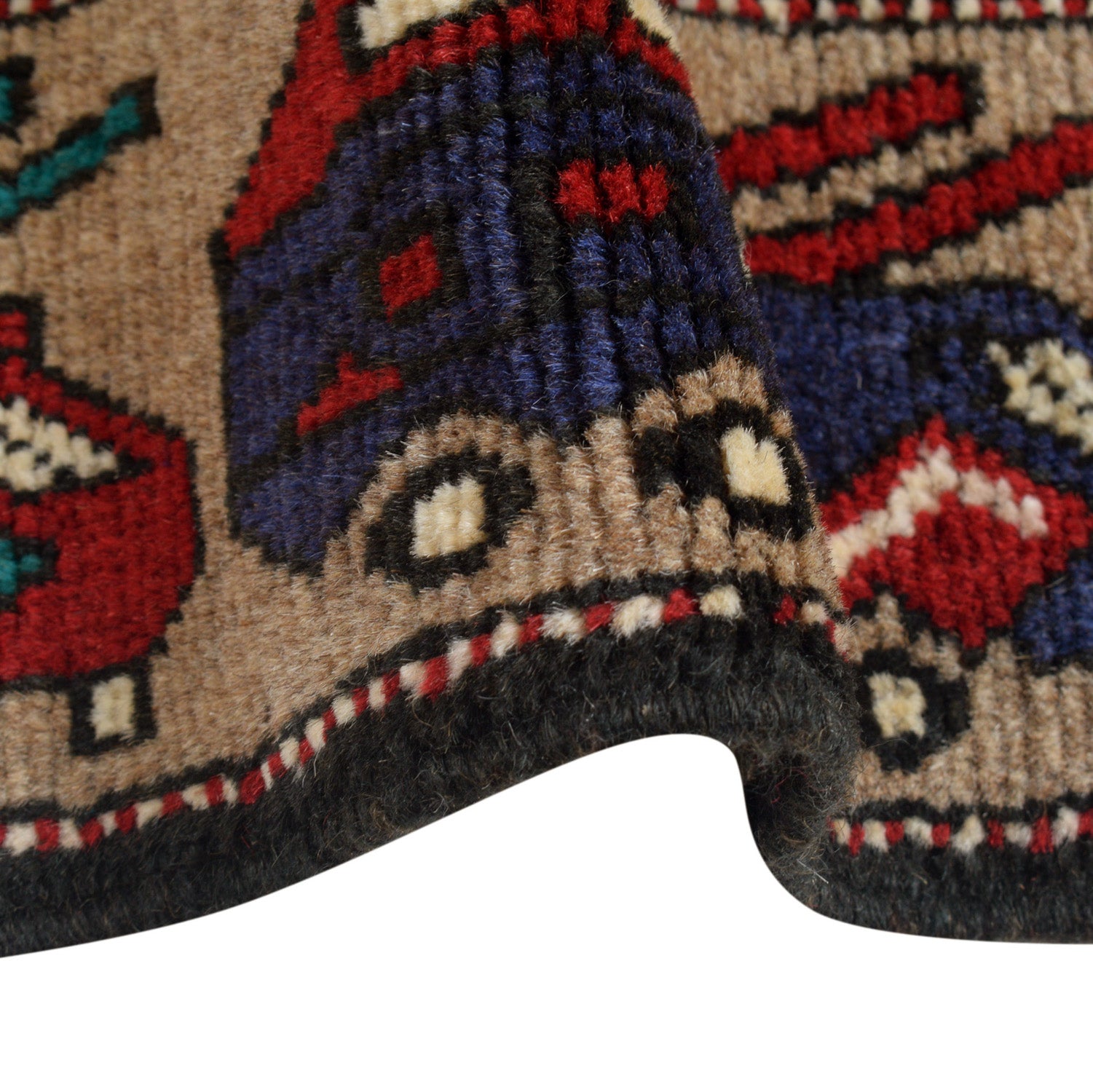 Vintage Cultural War Weapons Carpet 6.1x4.4 ft