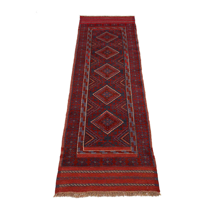 Hand Knotted Traditional Crafts Afghan Runner Rug Wool Area For Home Décor