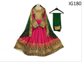 Afghan Mirror Work Bridal Dress
