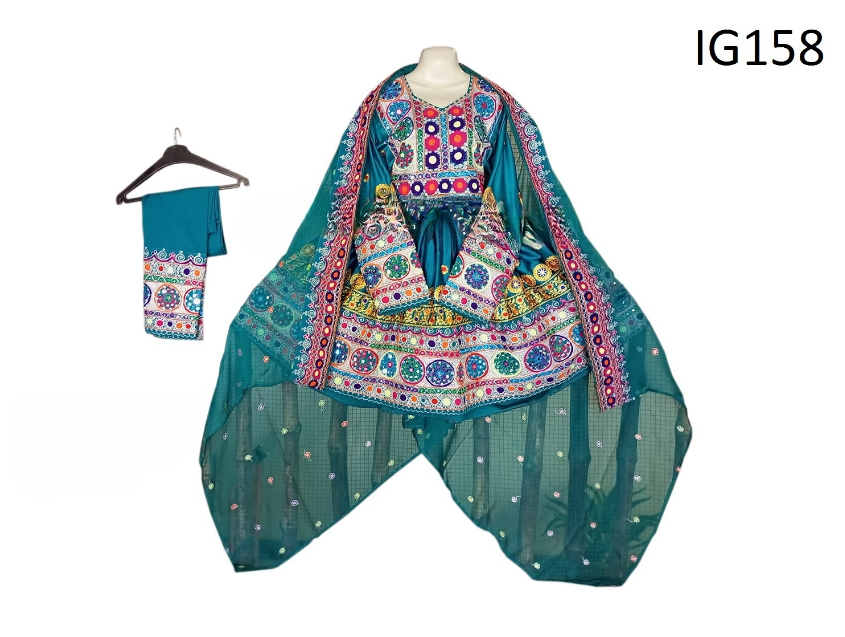 Traditional Afghan Latest embroidery clothes by saneens