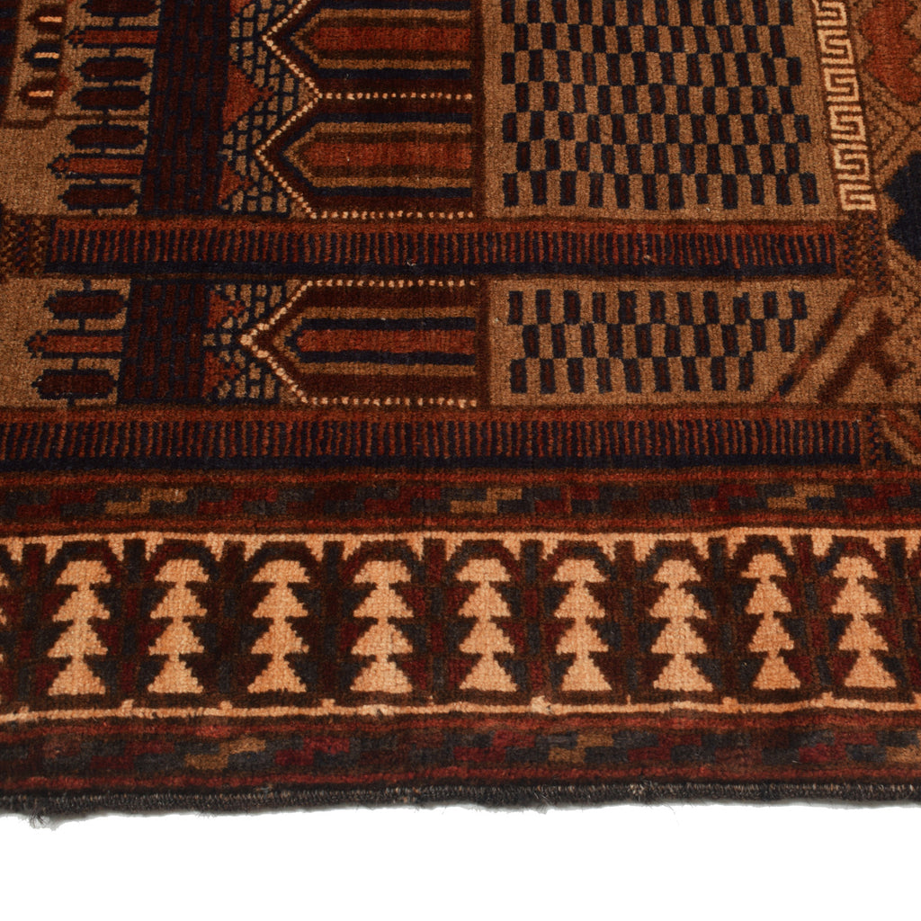 Afghan Islamic Prayer Mat Handmade 4.3x2.8 ft