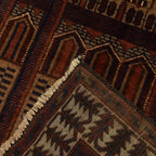 Afghan Islamic Prayer Mat Handmade 4.3x2.8 ft