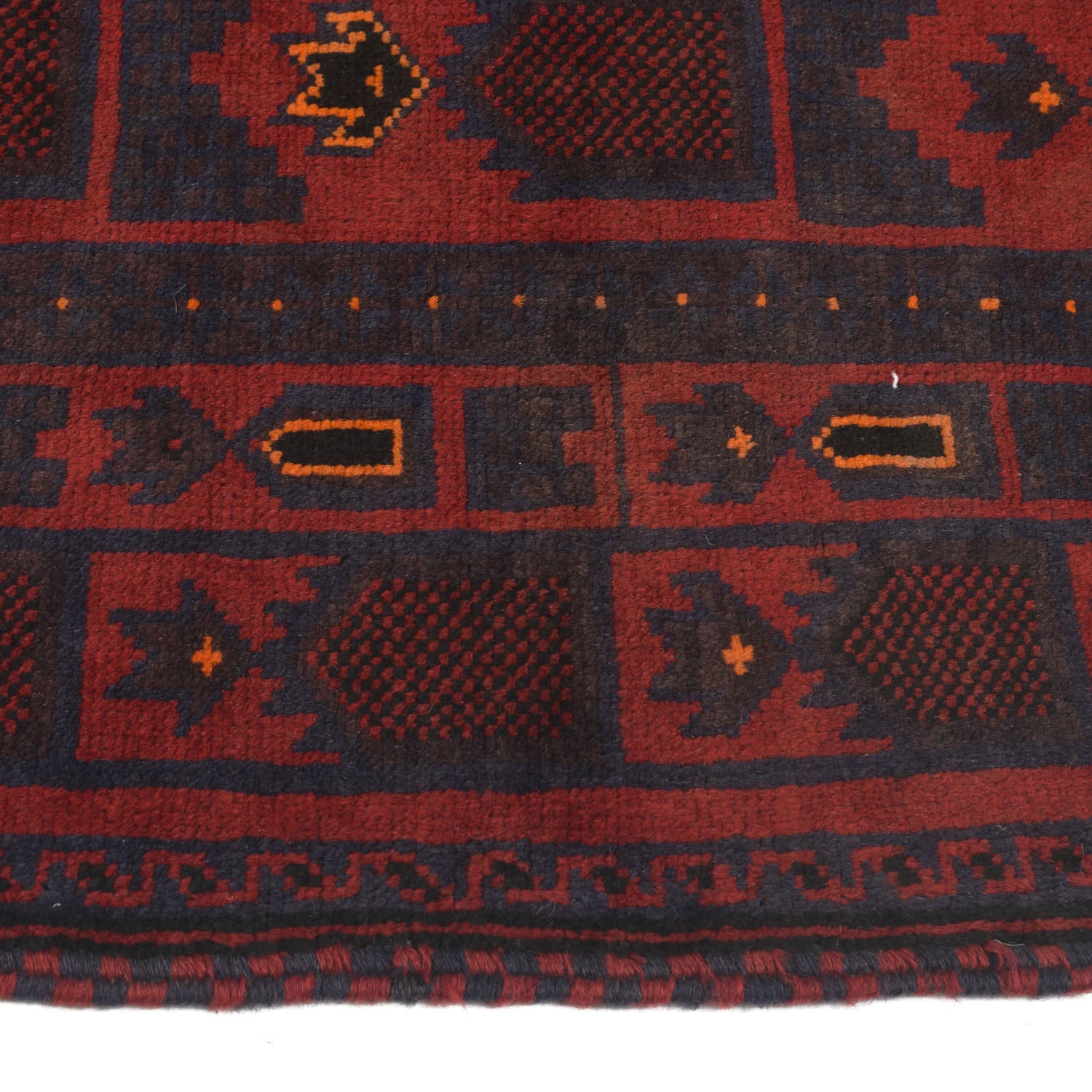 Tribal Woven Afghan Prayer Rug 4.9x3 ft
