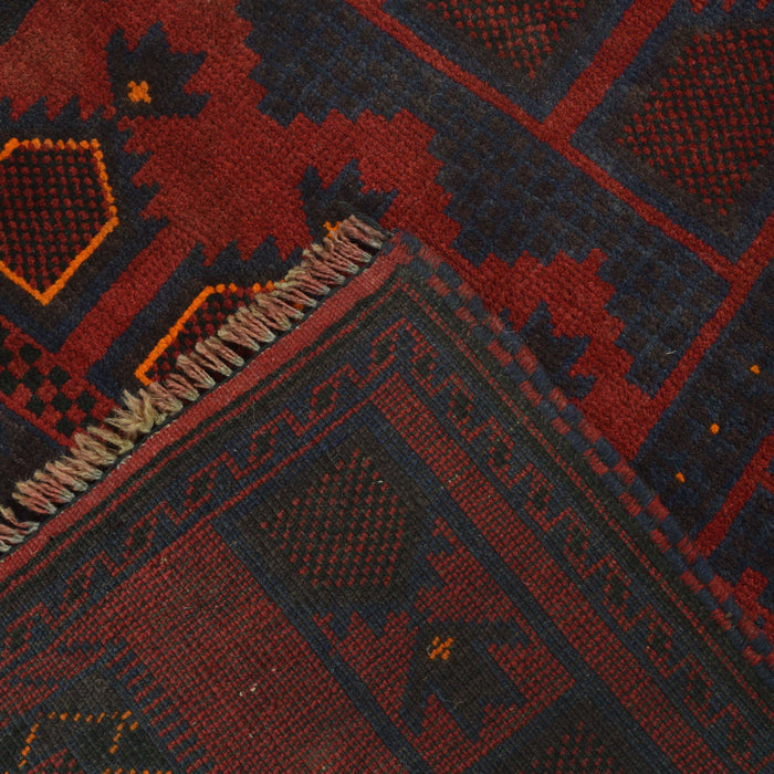 Tribal Woven Afghan Prayer Rug 4.9x3 ft