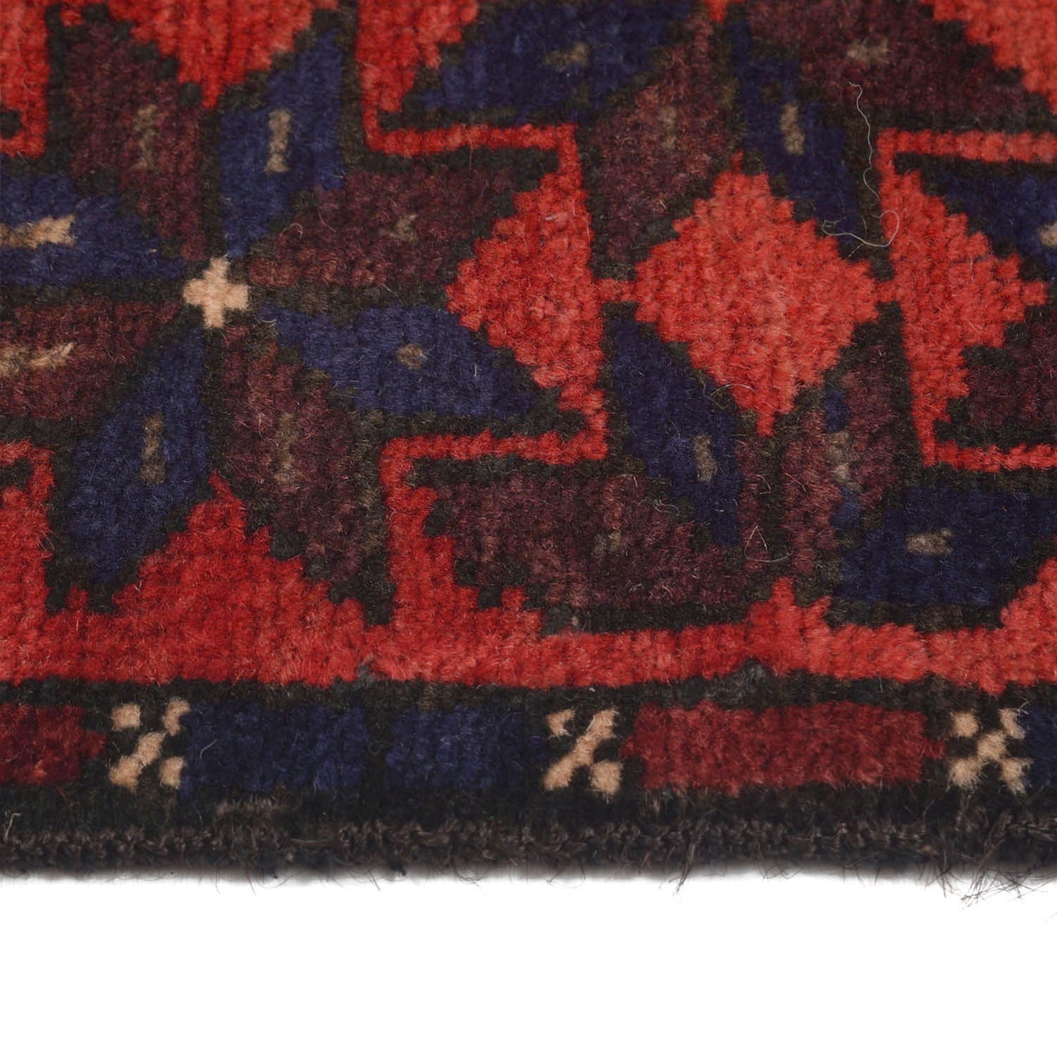 Prayer Mat Afghan Craft Detail 4.2x2.8 ft