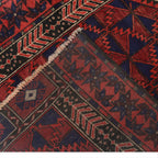 Prayer Mat Afghan Craft Detail 4.2x2.8 ft