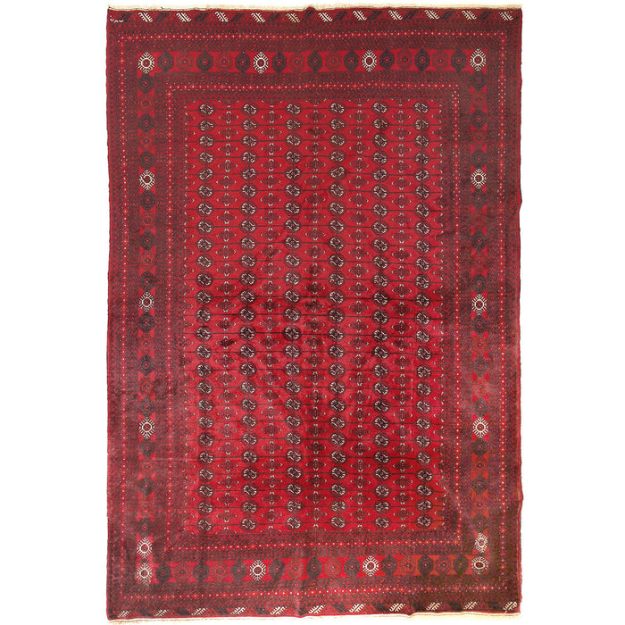 Pashtun rug, handwoven rug, Bokhara wool rug,