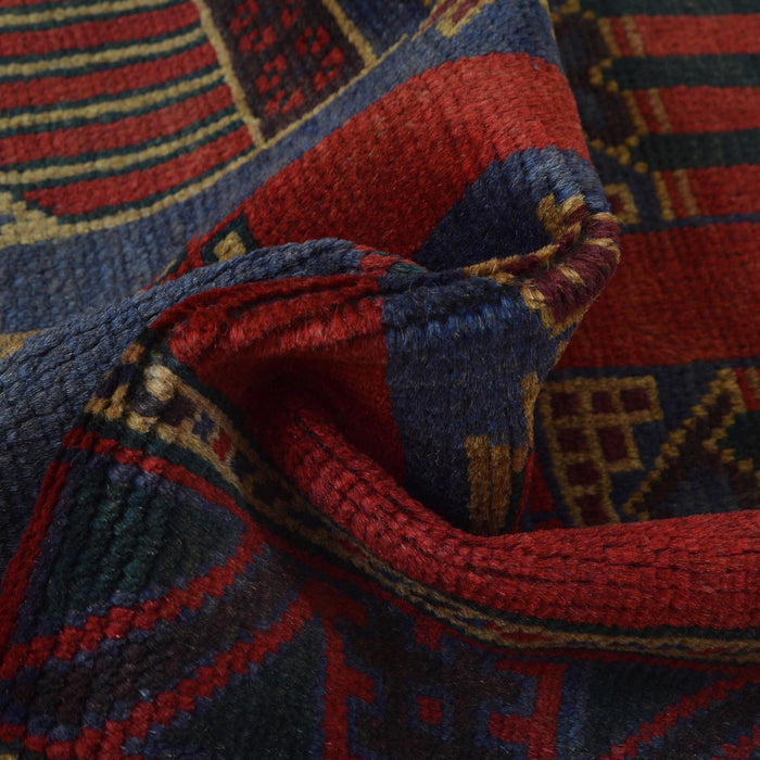 Handcrafted Afghan Rug Prayer Piece 4.7x2.9 ft