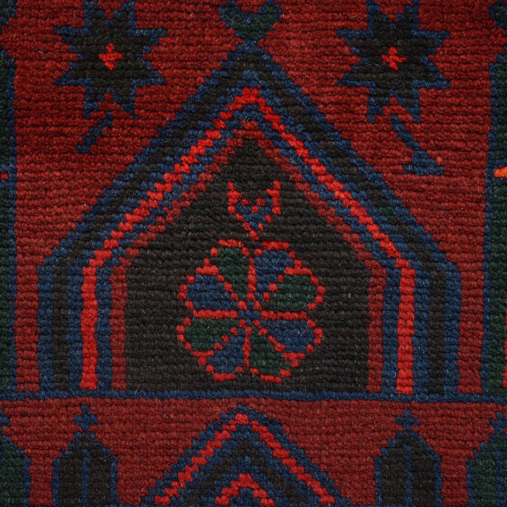 Prayer Rug Afghan Rural Craft 5.1x3 ft