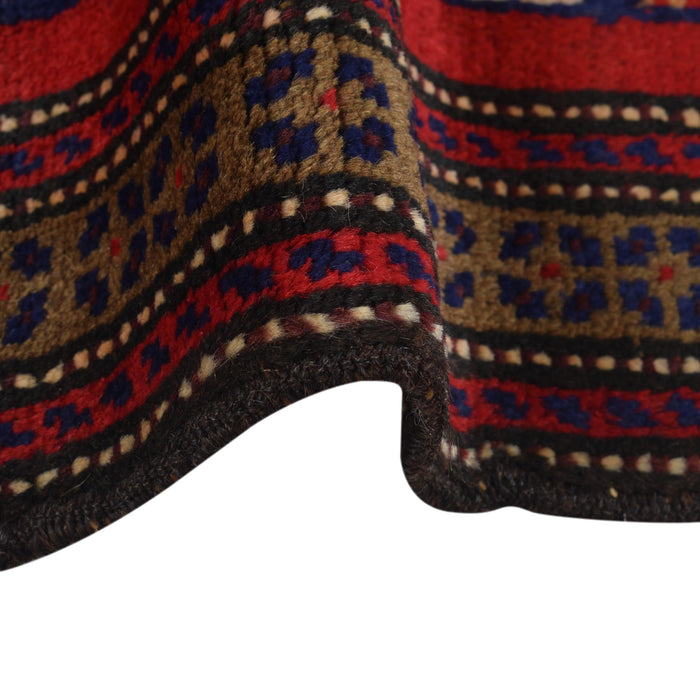 Afghan Prayer Mat Authentic Weave 4.3x2.6 ft