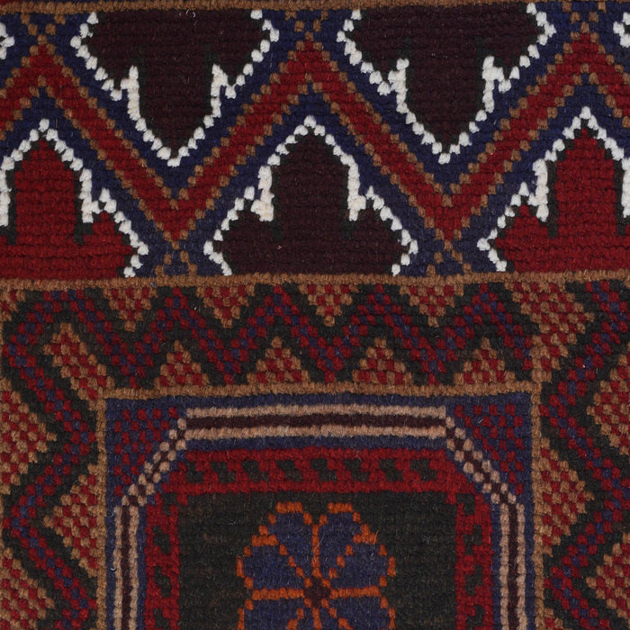 Rug Prayer Mat Afghan Handmade 4.3x2.9 ft