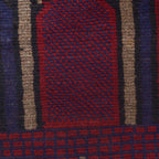 Afghan Tribal Crafted Prayer Rug 4.7x2.7 ft