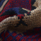 Afghan Tribal Crafted Prayer Rug 4.7x2.7 ft