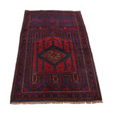 Handloomed Afghan Prayer Mat Design 4.8x3.1 ft