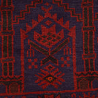 Handloomed Afghan Prayer Mat Design 4.8x3.1 ft