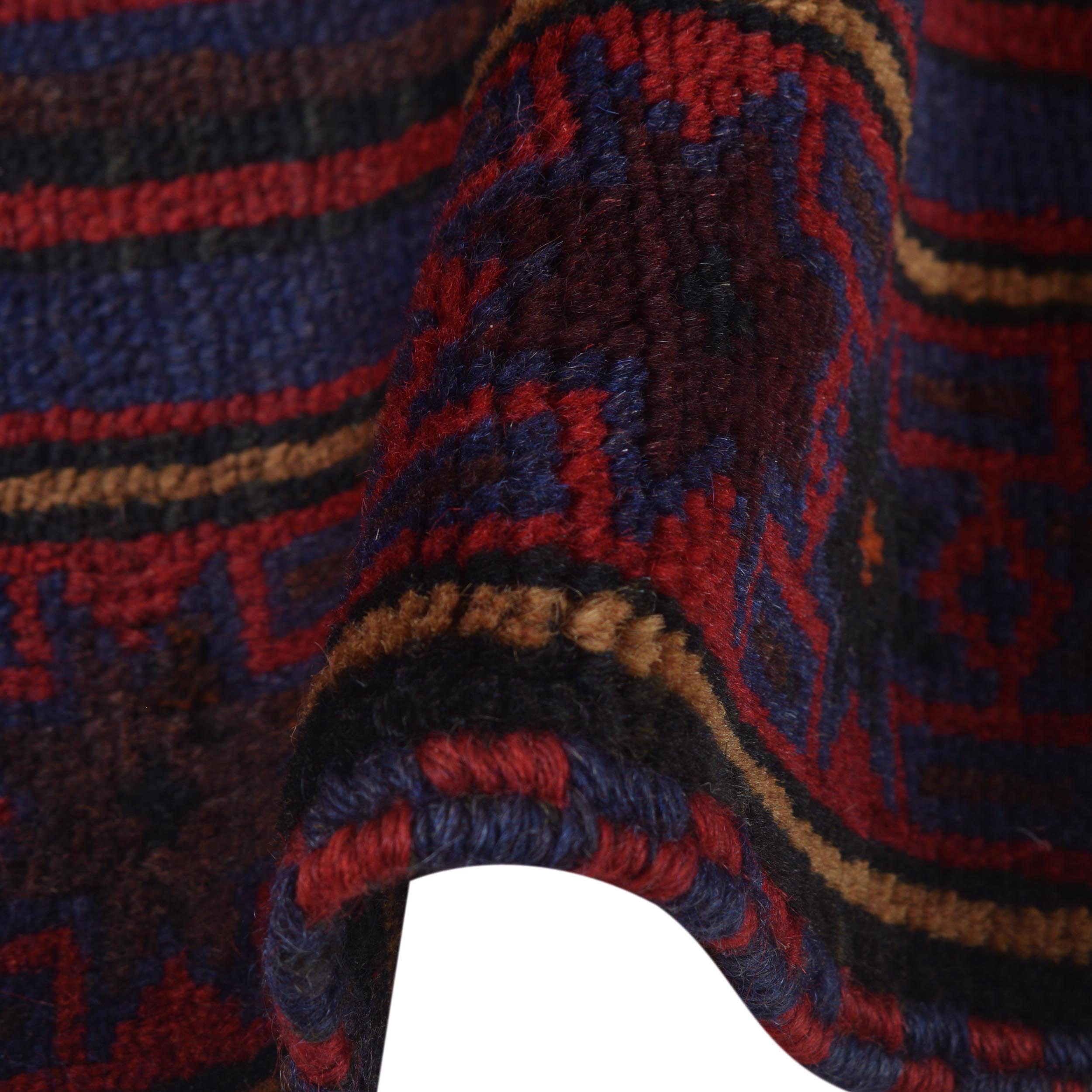 Handloomed Afghan Prayer Mat Design 4.8x3.1 ft