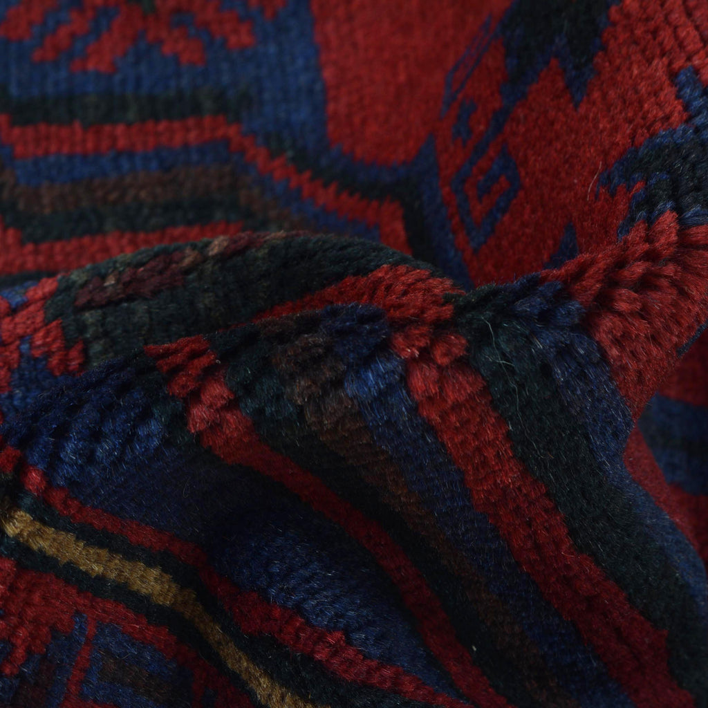 Handloomed Afghan Prayer Mat Design 4.8x3.1 ft