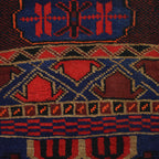 Afghan Woolen Rug Prayer Mat 4.1x2.7 ft