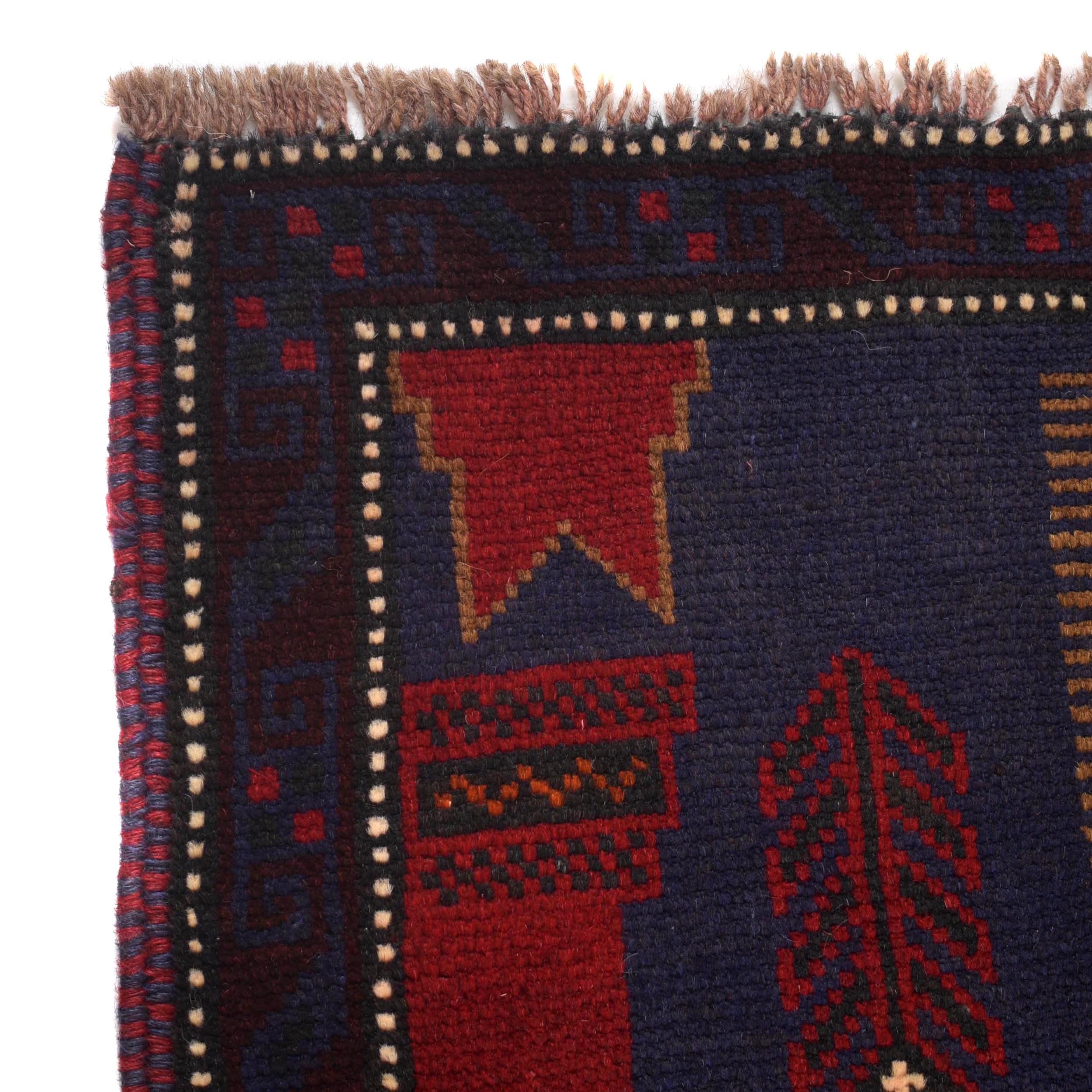 Prayer Rug Afghan Loomed Style 4.8x2.9 ft