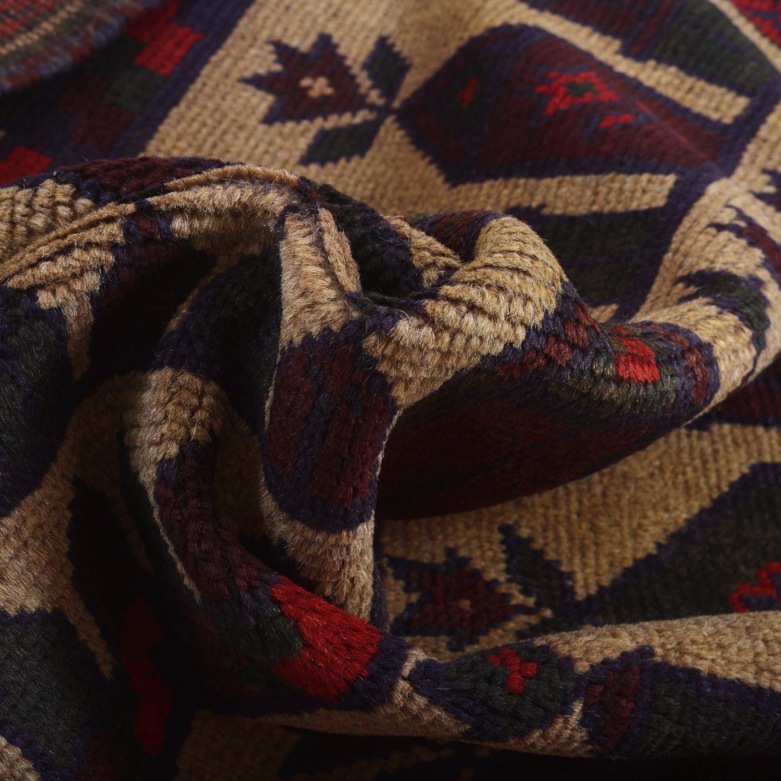 Afghan Heritage Islamic Prayer Mat 4.4x3 ft