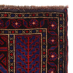 Afghan Wool Prayer Rug Pattern 4.5x2.9 ft