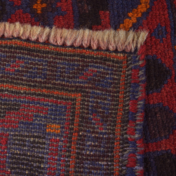 Soft Afghan Wool Prayer Rug 4.4x2.6 ft