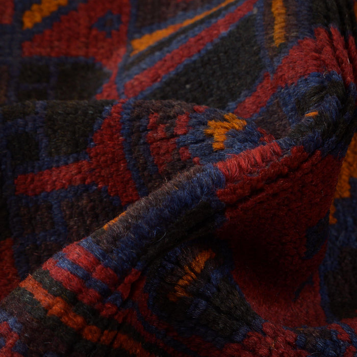 Soft Afghan Wool Prayer Rug 4.4x2.6 ft