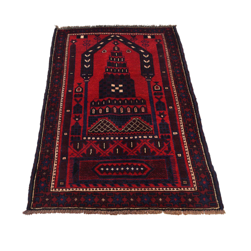 Prayer Mat Authentic Afghan Weave 4.7x2.8 ft