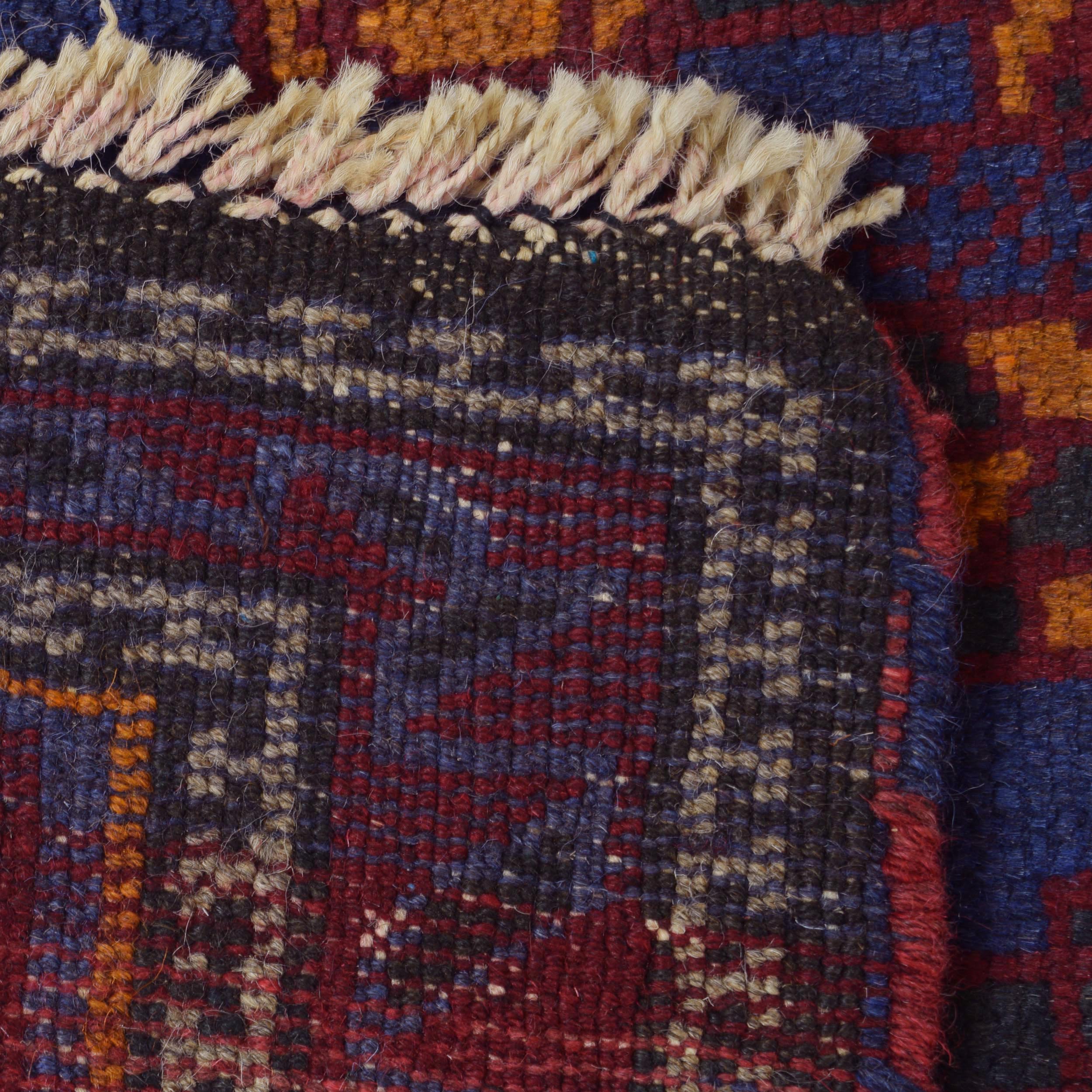 Afghan Handcrafted Woolen Prayer Rug 4.6x3 ft