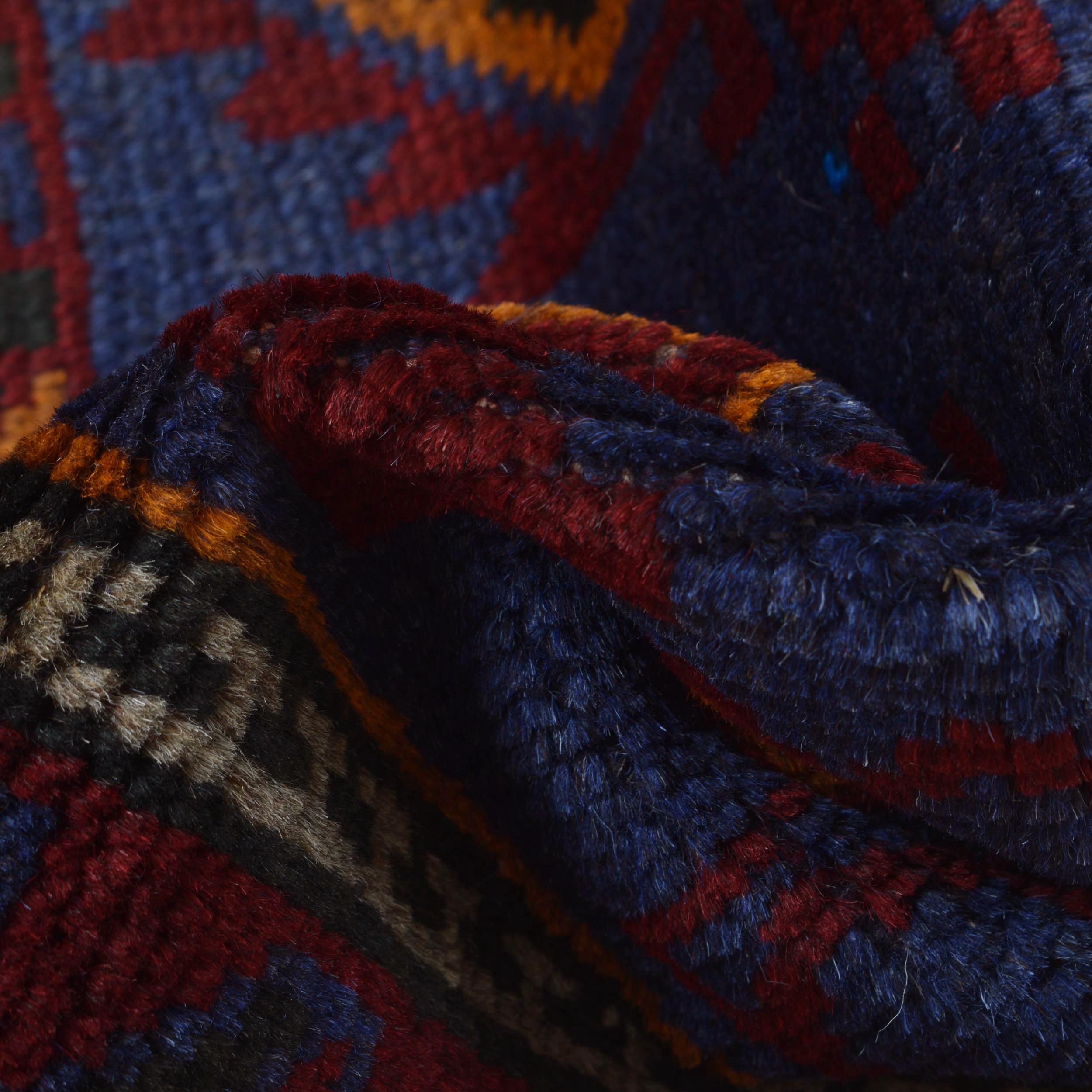 Afghan Handcrafted Woolen Prayer Rug 4.6x3 ft