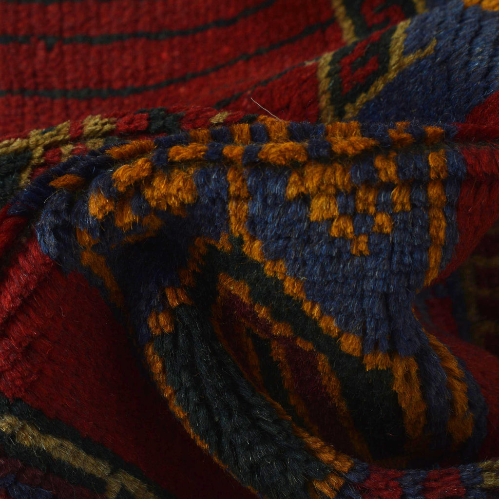 Tribal Afghan Crafted Prayer Mat 4.5x2.8 ft