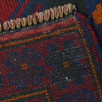 Afghan Wool Rug Prayer Mat 4.8x2.9 ft